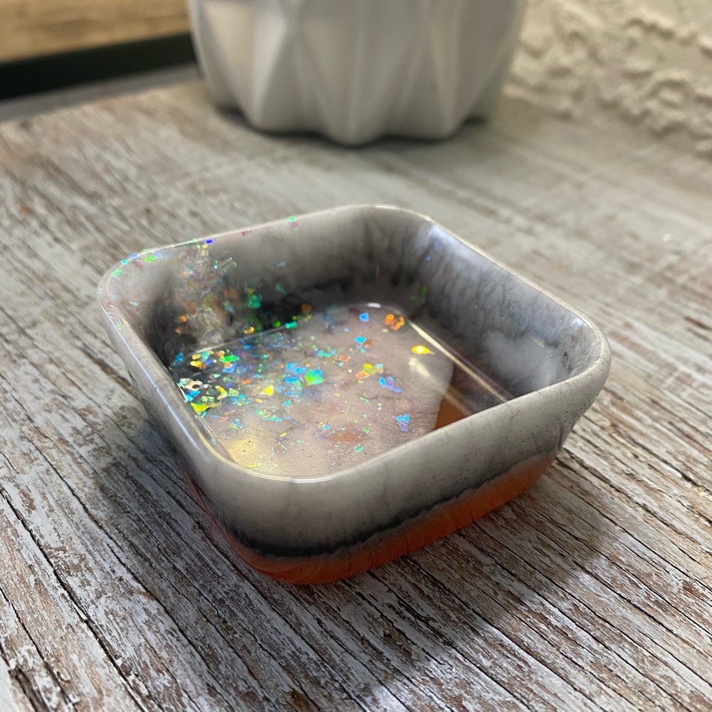 Agate Inspired Jewelry Dish